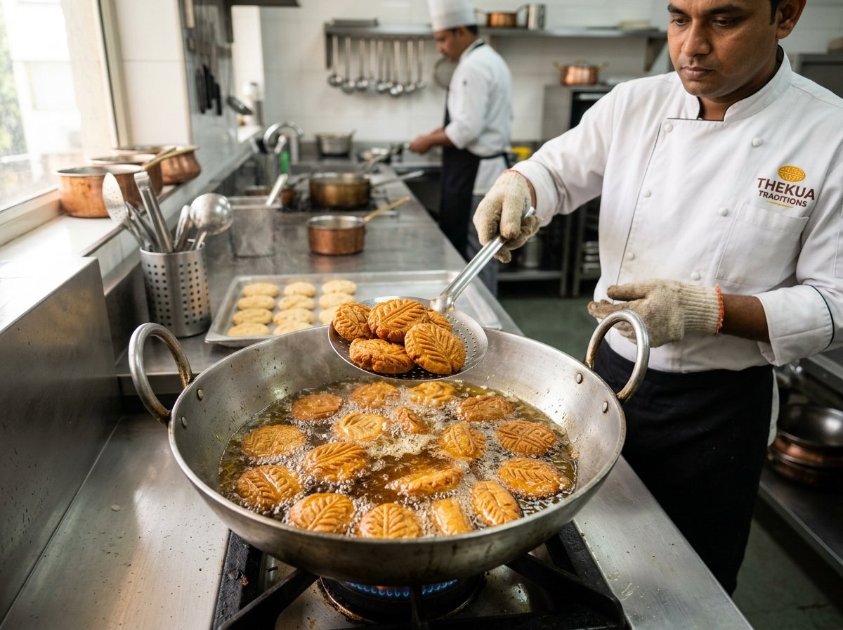 Slow Pure Ghee Frying
